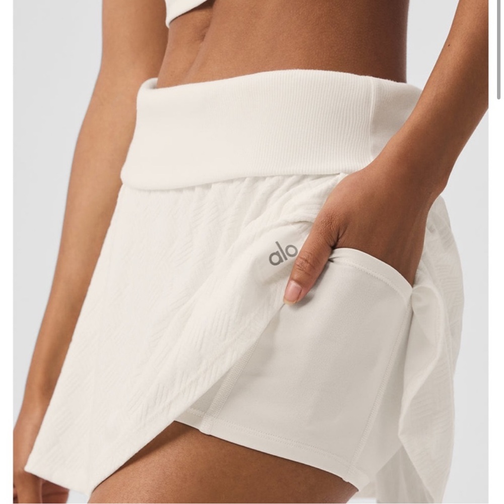 ALO Yoga White Skirt